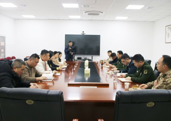 淮南市军分区领导一行来BEAT365调研征兵工作